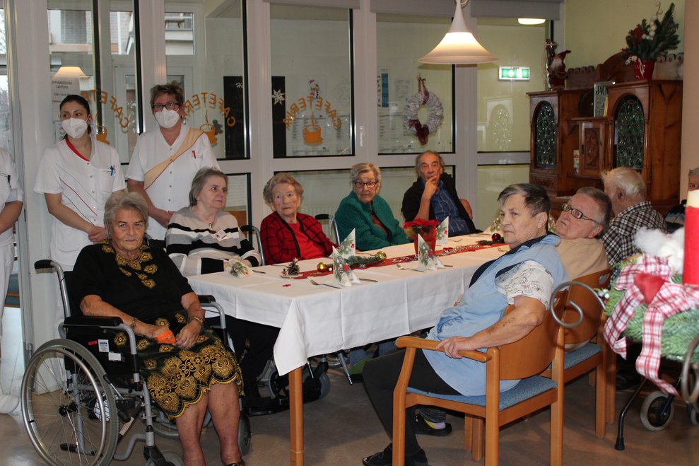 Vorweihnachtsfeier der BewohnerInnen