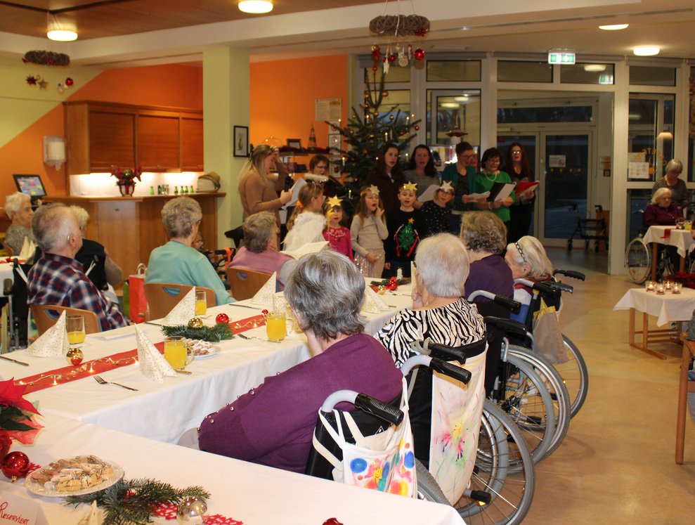 Vorweihnachtsfeier der BewohnerInnen