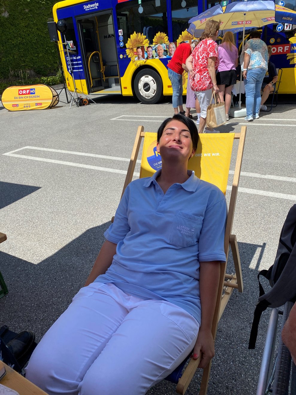Julia testet die ORF Liege