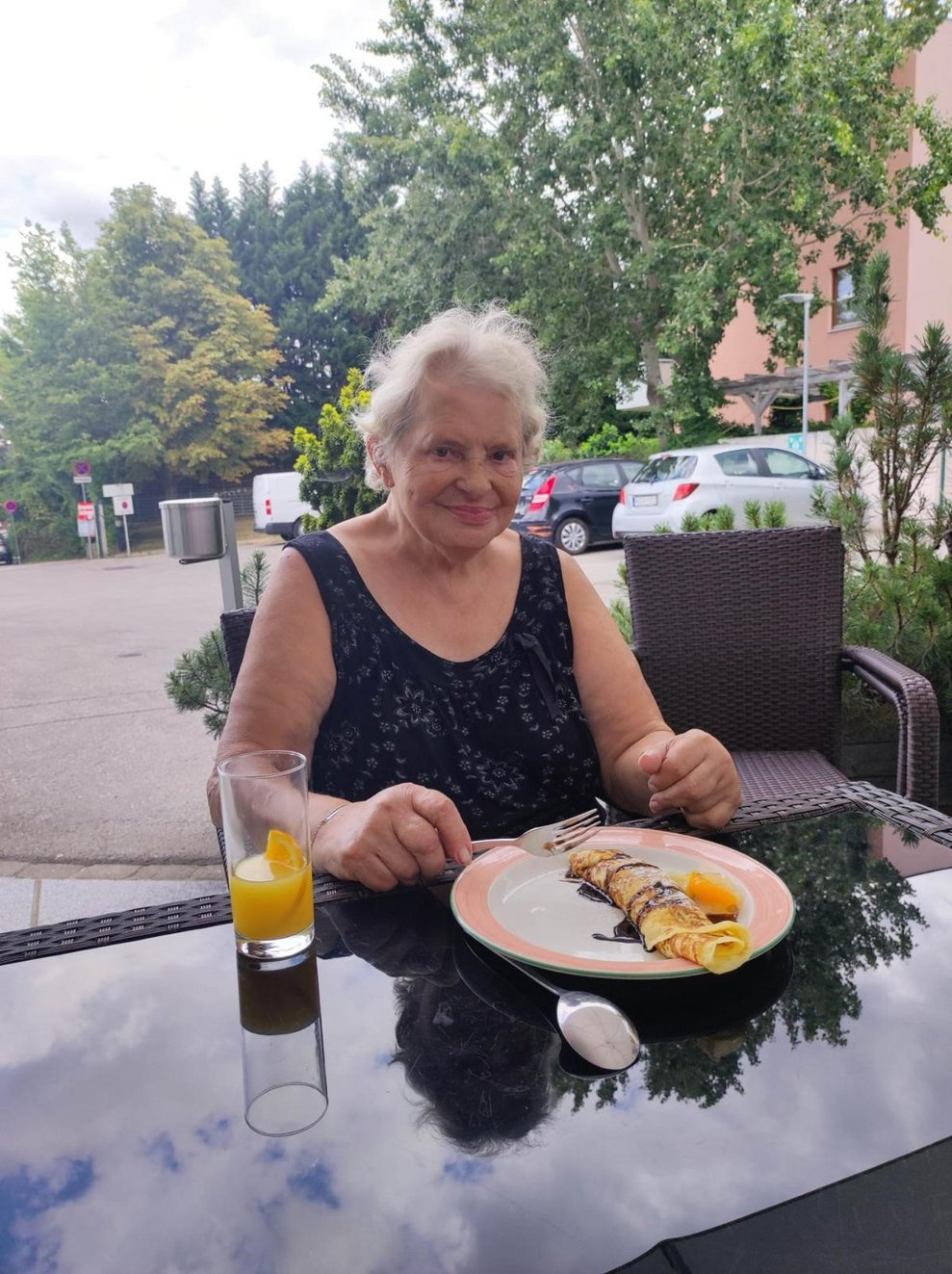 Eine Frau