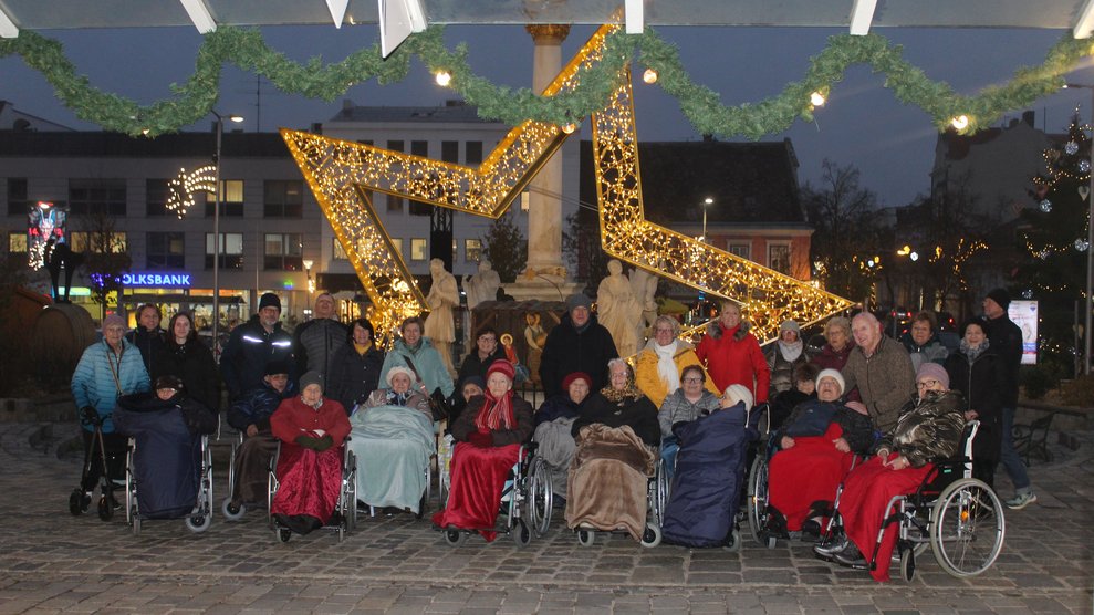 Ausfahrt auf den Hollabrunner Hauptplatz
