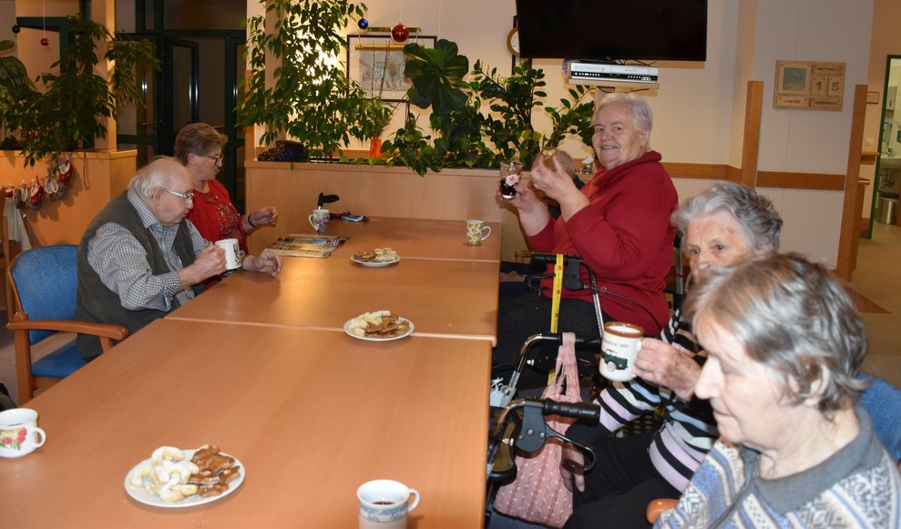 Nun lassen wir uns unsere Köstlichkeiten gleich schmecken.