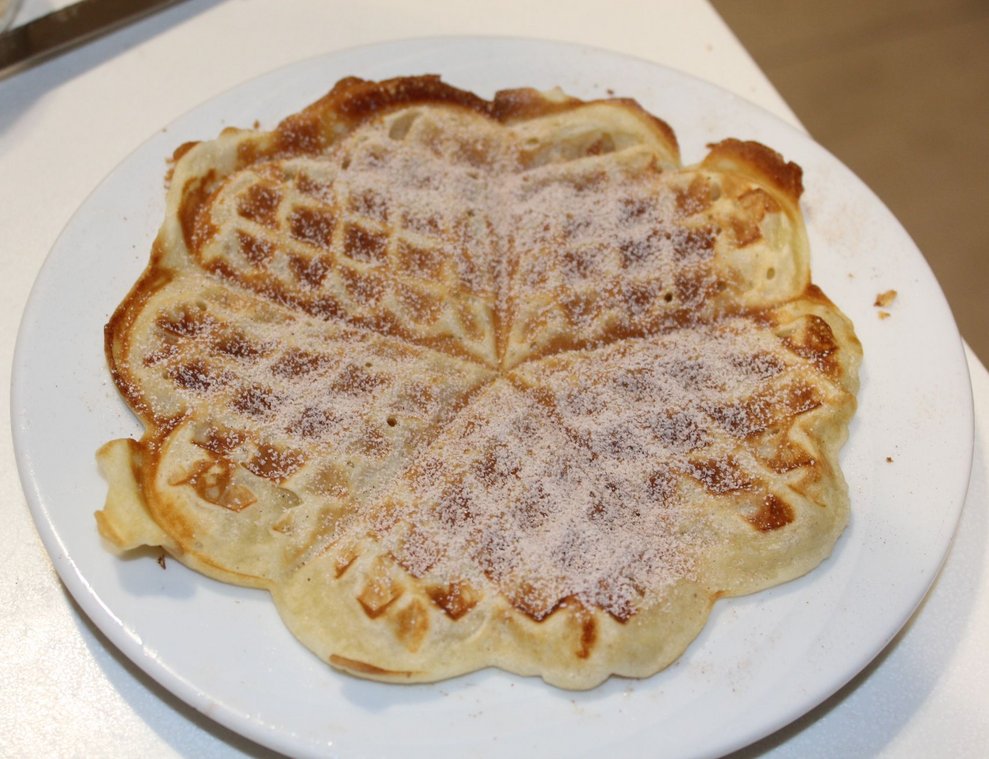 Eine Waffel.