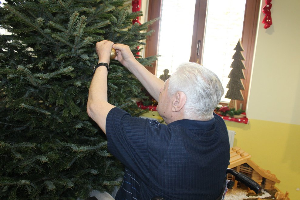 Christbäume schmücken