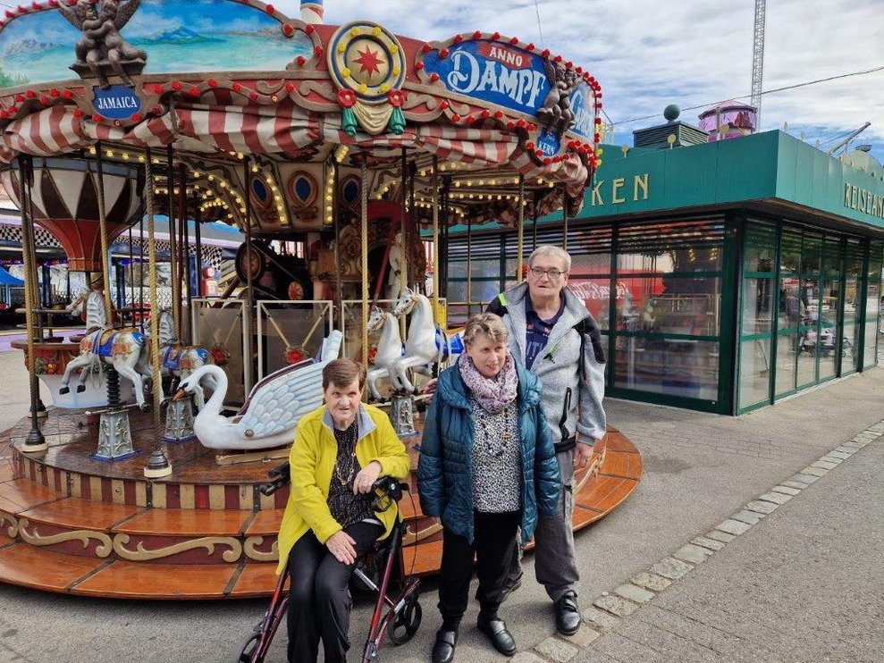 im Wiener Prater...