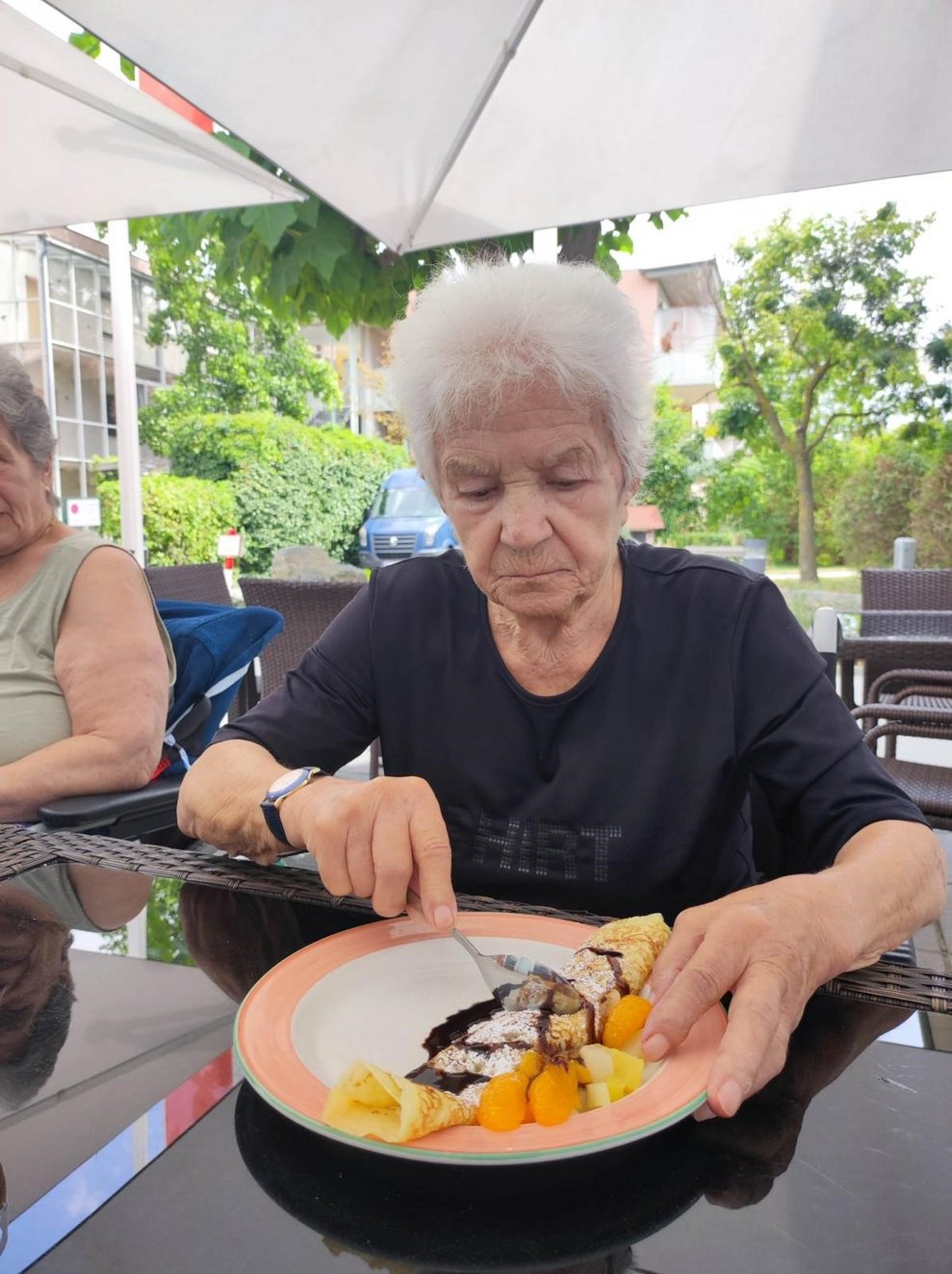 Eine Frau