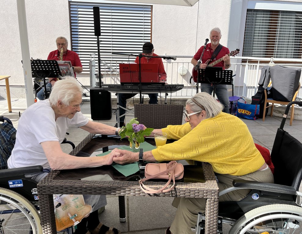 Musiker und Bewohner