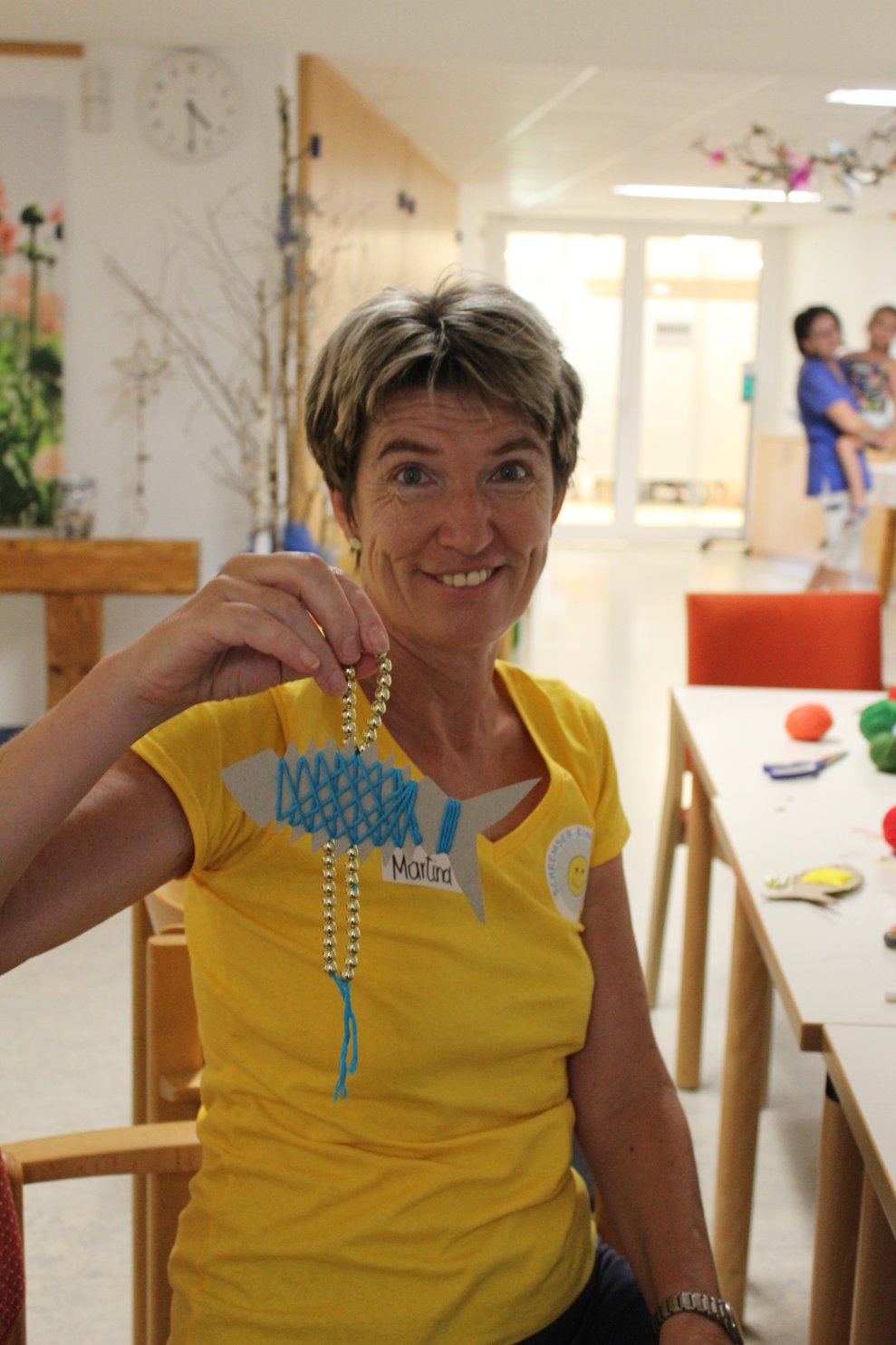 Martina Diesner Wais gestaltet ebenfalls einen wunderbaren Fisch