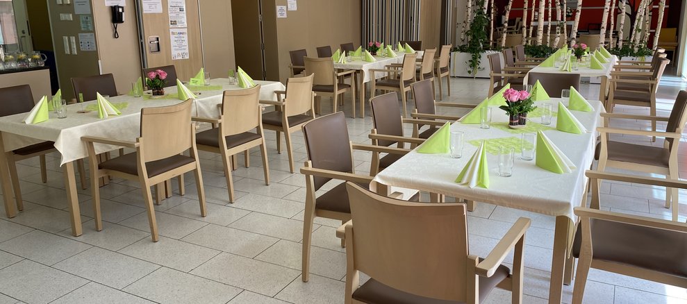 Alles ist für die Feier bereit.