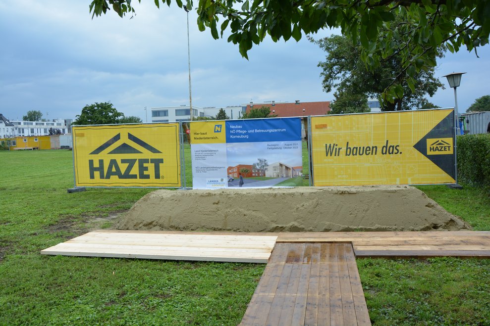 hier entsteht das neue PBZ Korneuburg