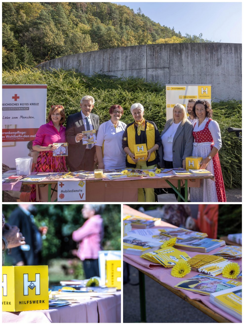 Das Team des Hilfswerkes Neunkirchen rund um Vorsitzende Traude Lukas ist immer zur Stelle, wenn Not am Mann ist.