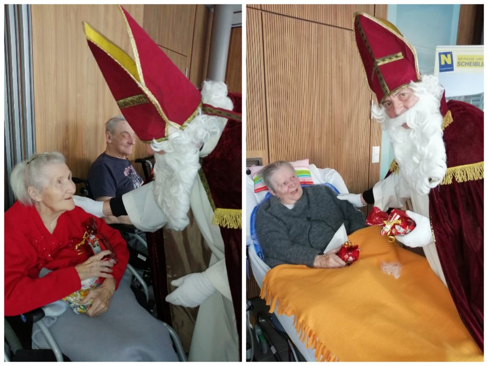 ... wenn sie vom Nikolaus mit lieben Worten ein Sackerl überreicht bekommen, ist etwas Wunderschönes.