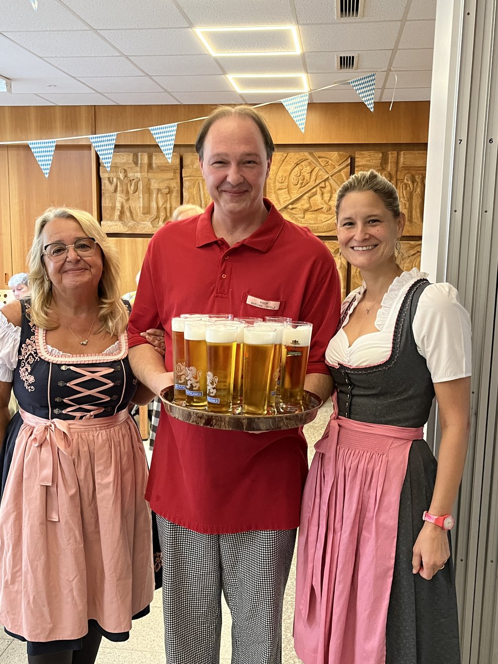 Drei Mitarbeiter