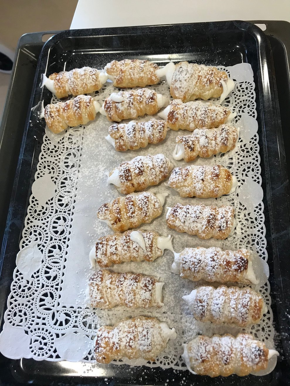 fertige Schaumrollen
