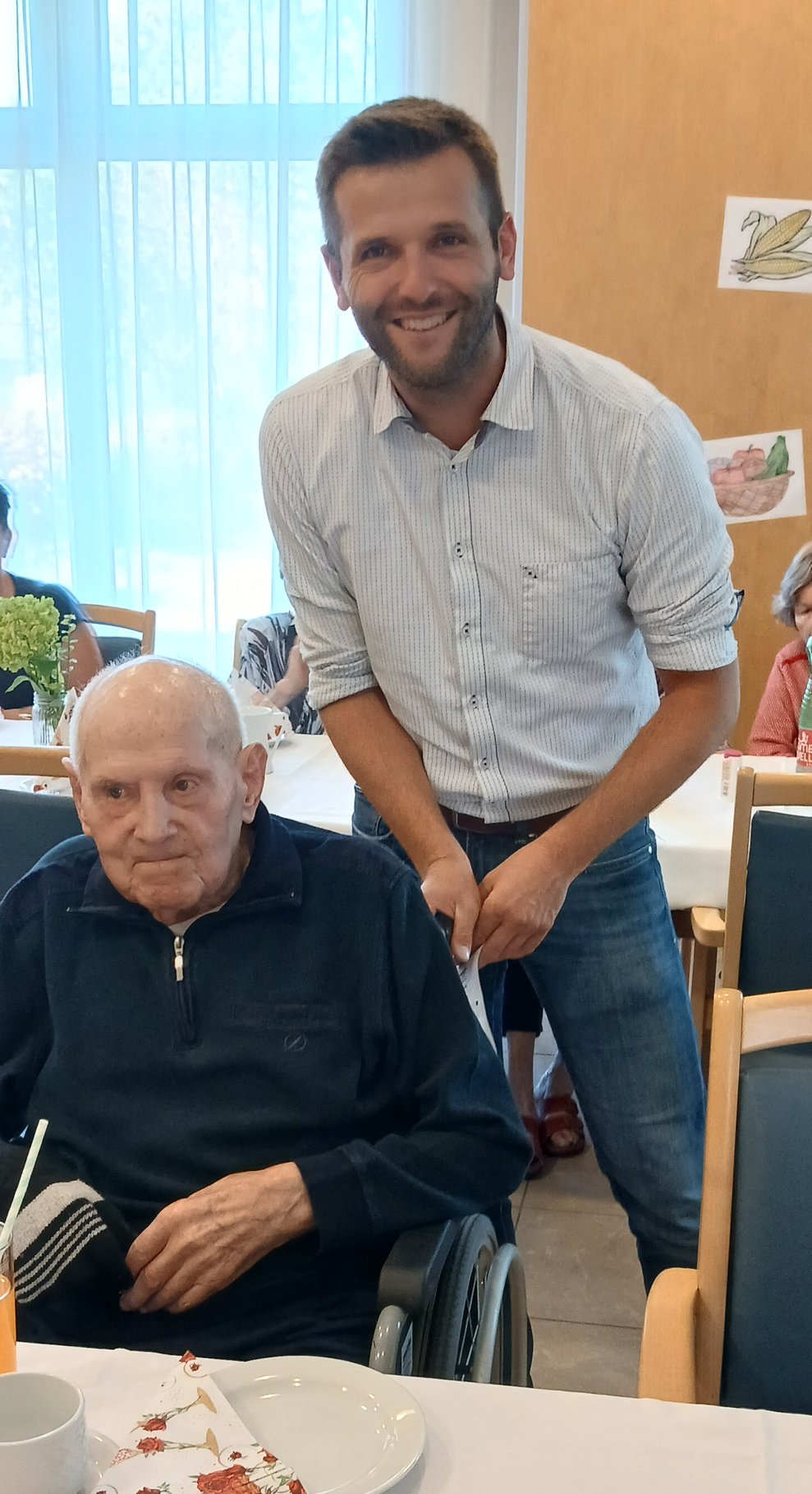 Jubilar mit Direktor