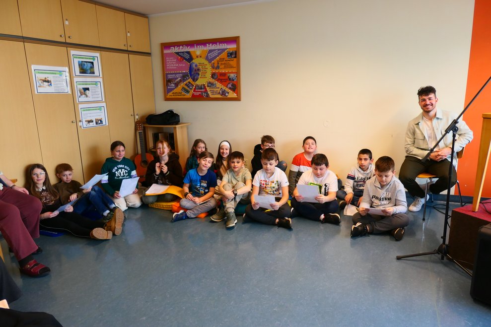 Gruppenfoto der Kinder.
