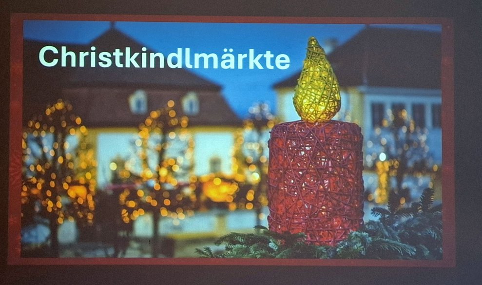 Themenvormittag: Christkindlmärkte - von Seebenstein bis New York.