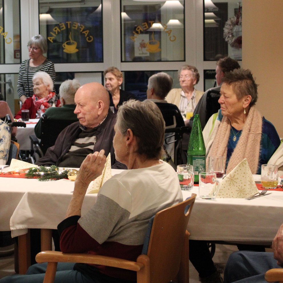Vorweihnachtsfeier der BewohnerInnen