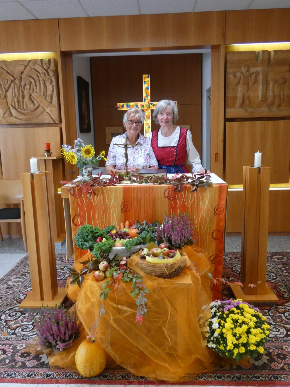 geschmückter Altar