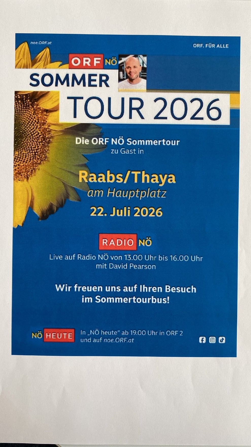 ORF Plakat.