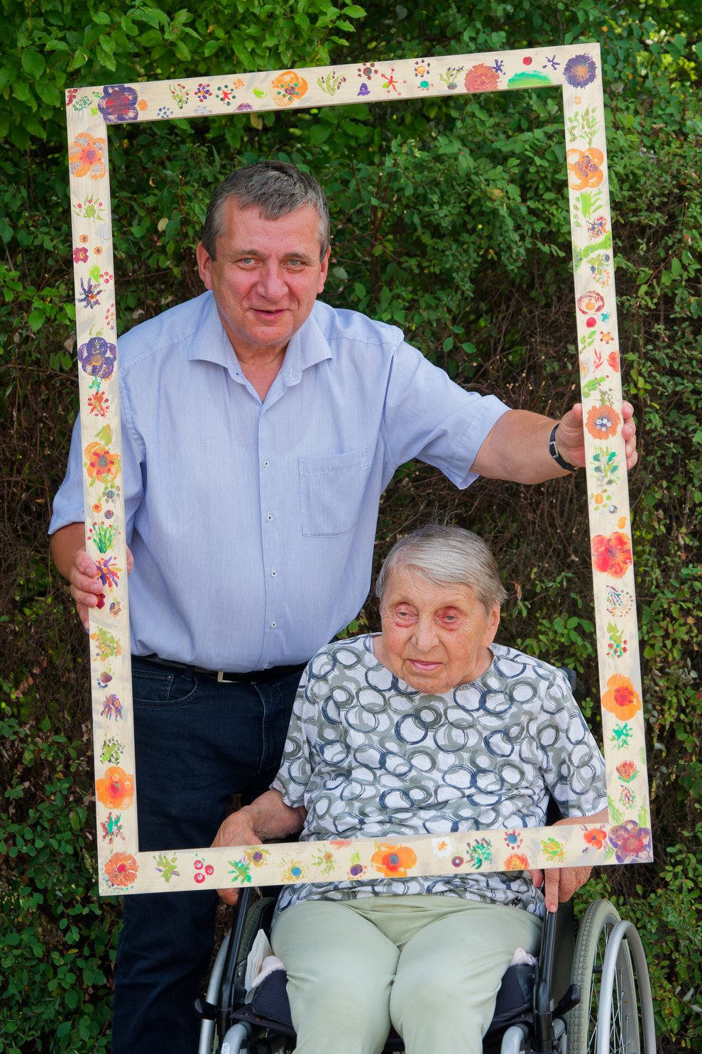 Ein Mann und eine Frau.