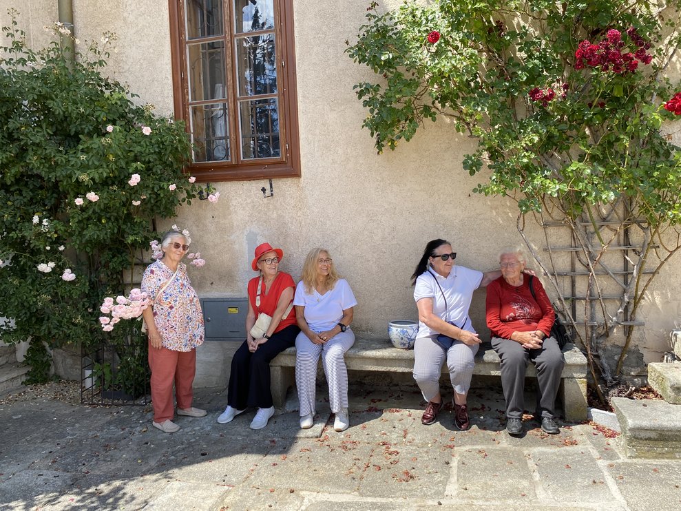 Ein schönes Plätzchen im Schlosshof.