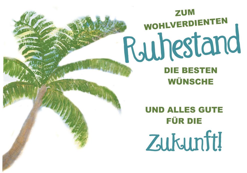 Wir wünschen dir von Herzen alles Gute.