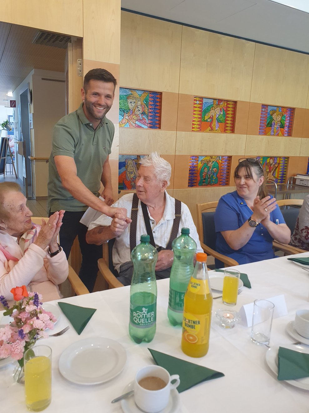 Jubilare mit Direktor
