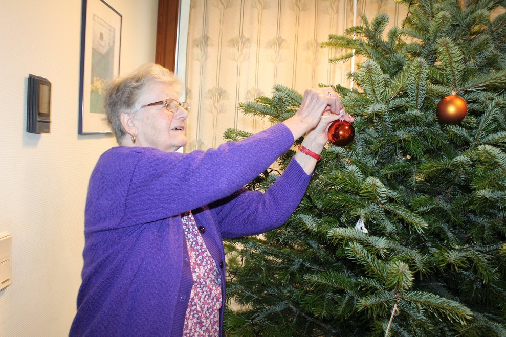 Christbäume schmücken