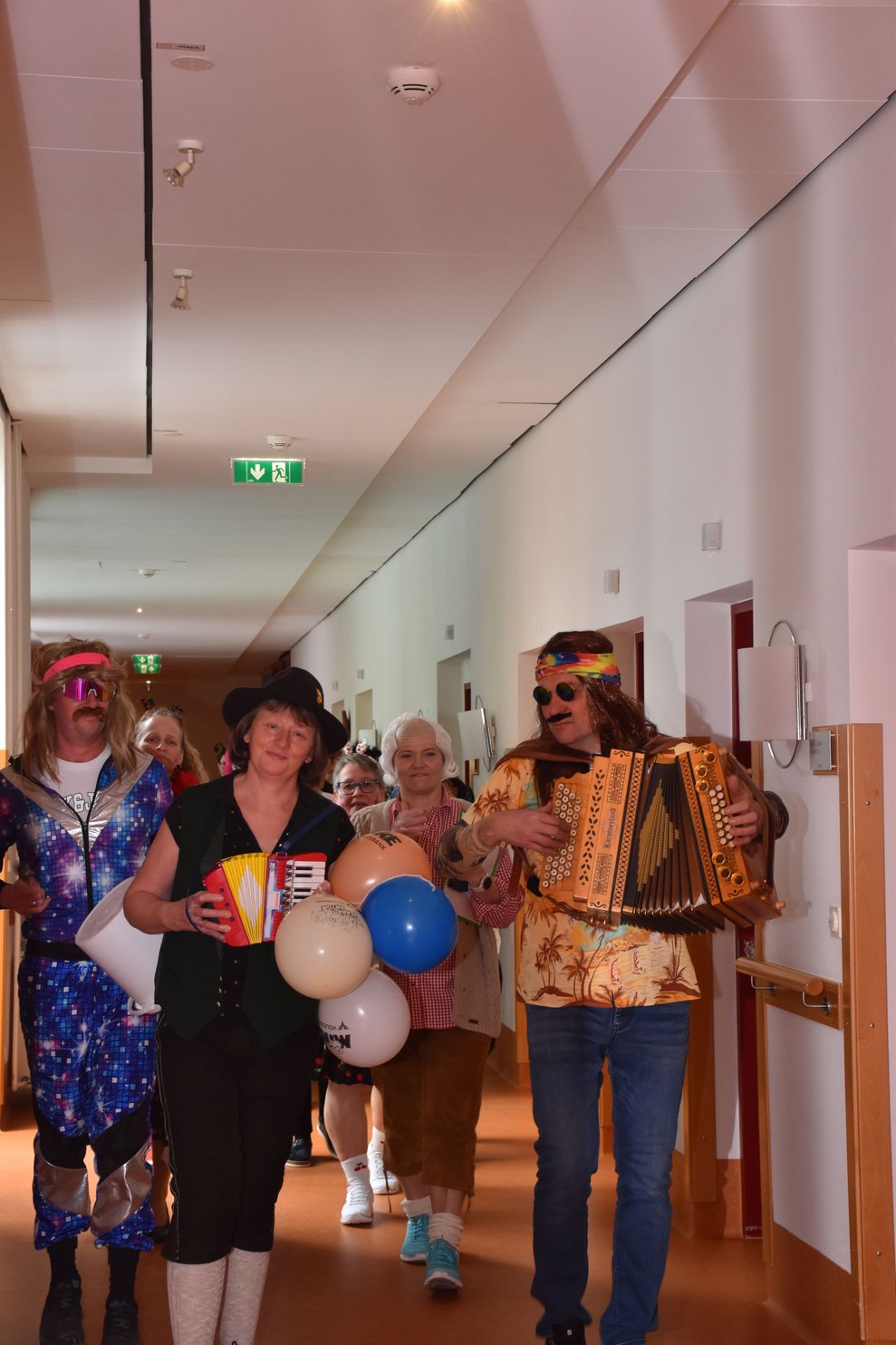 Einzug zum Faschingsfest