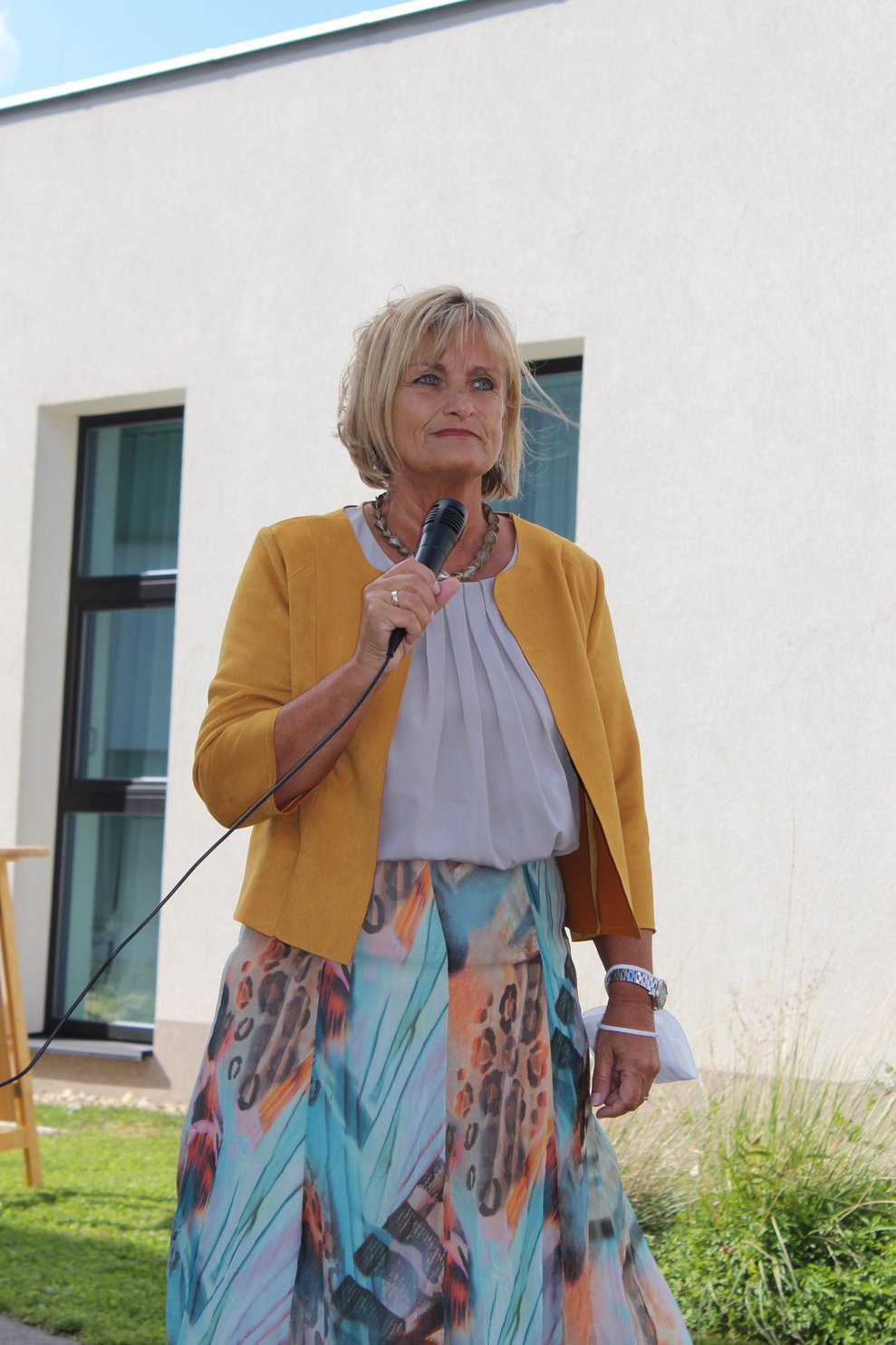 …findet Dir. Susanne Stanzel die passenden Worte um sich bei den MitarbeiterInnen zu bedanken.