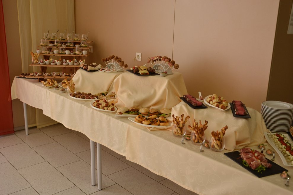 Die Küche zauberte ein großartiges Buffet