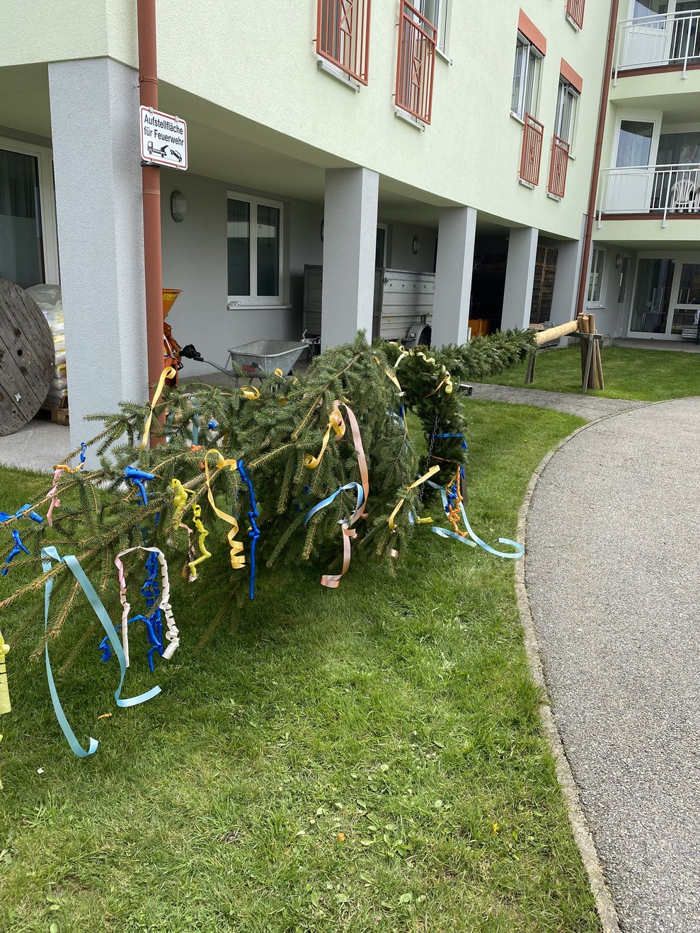 bereit fürs Aufstellen