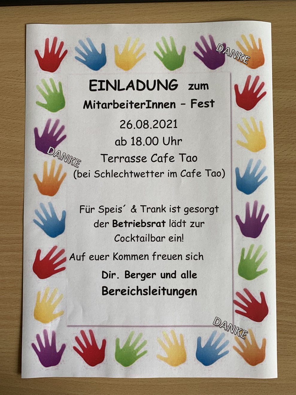 Einladung