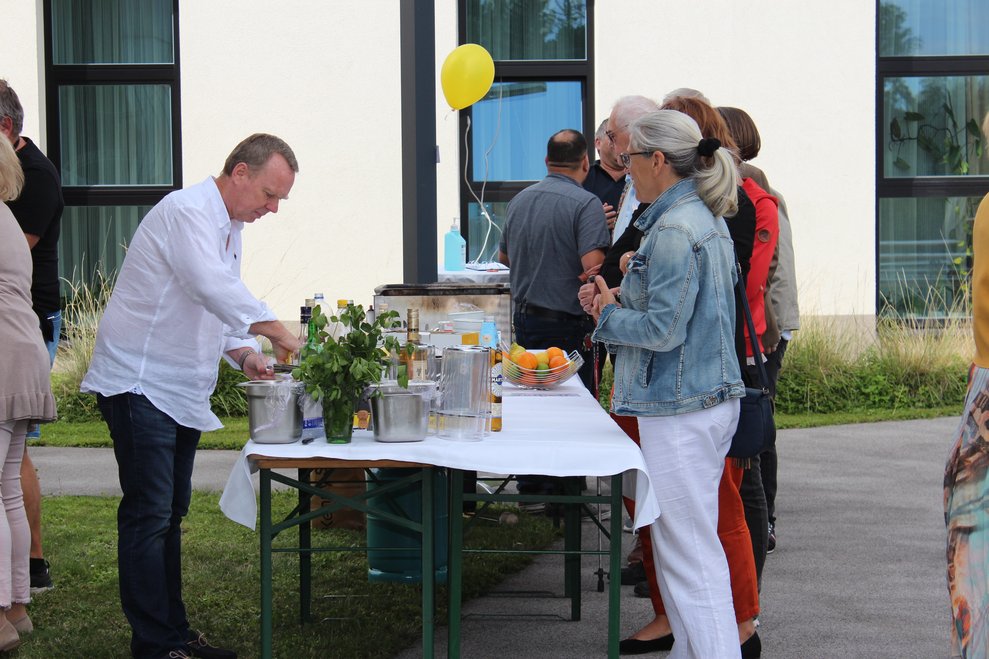 Mit unterschiedlichsten Cocktails…