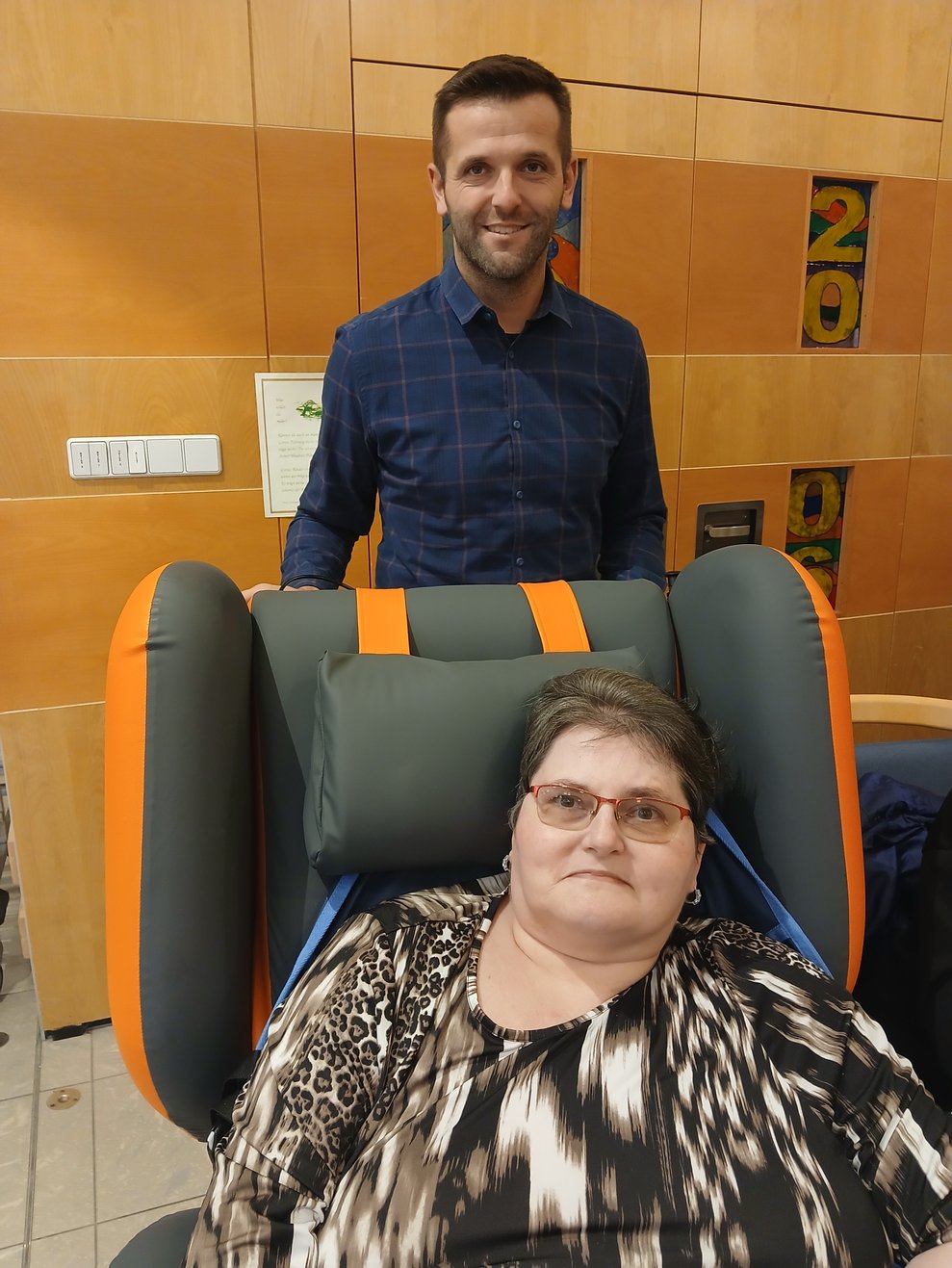 Direktor und Jubilarin