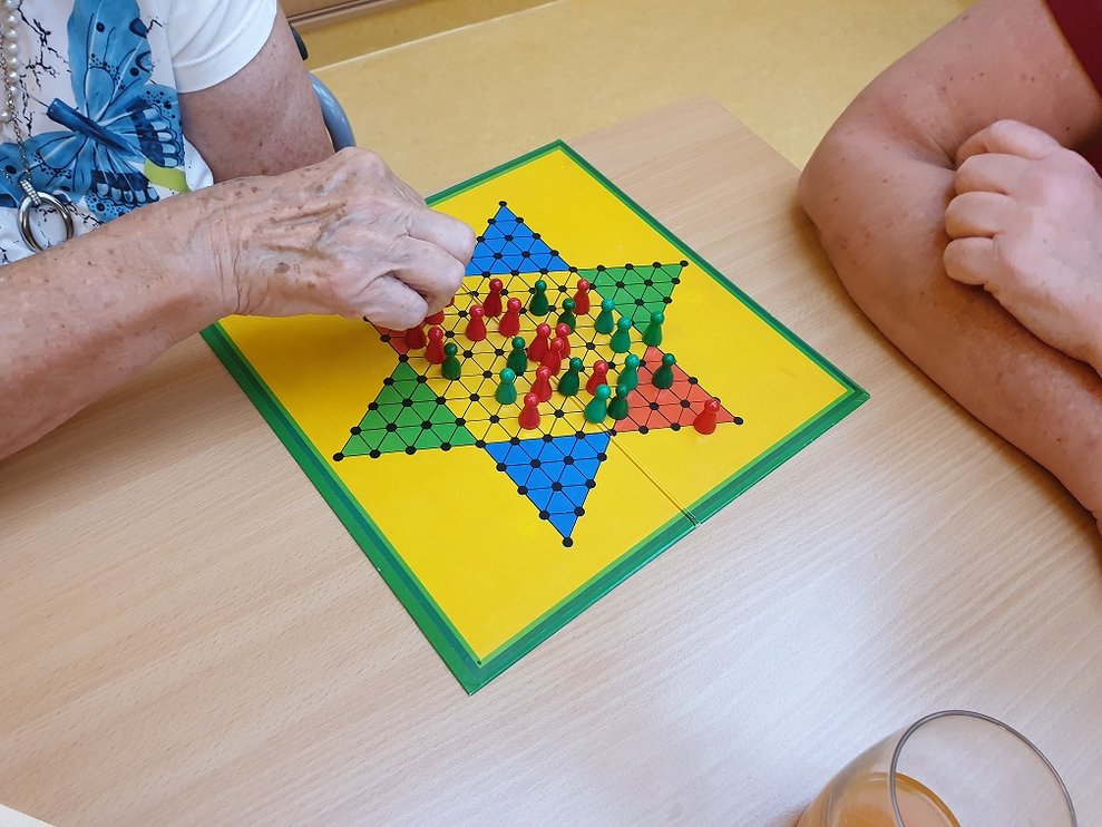 Ein Brettspiel.