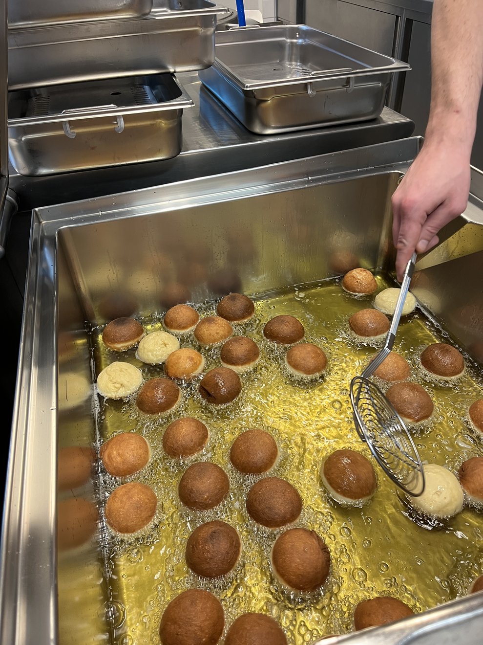 Krapfen backen