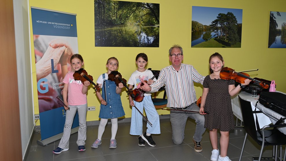 Auch die Musikschule hat mit ihrem Auftritt für Begeisterung gesorgt 