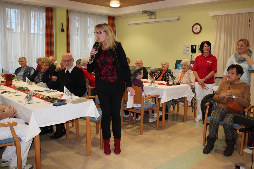 Vorweihnachtsfeier der BewohnerInnen
