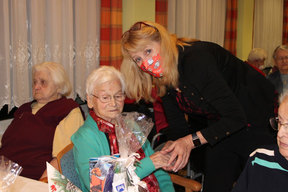 Vorweihnachtsfeier im Pflegezentrum