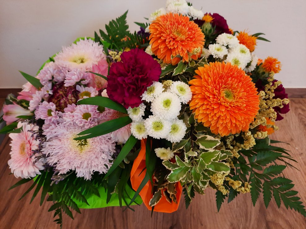 Ein Blumenstrauß.