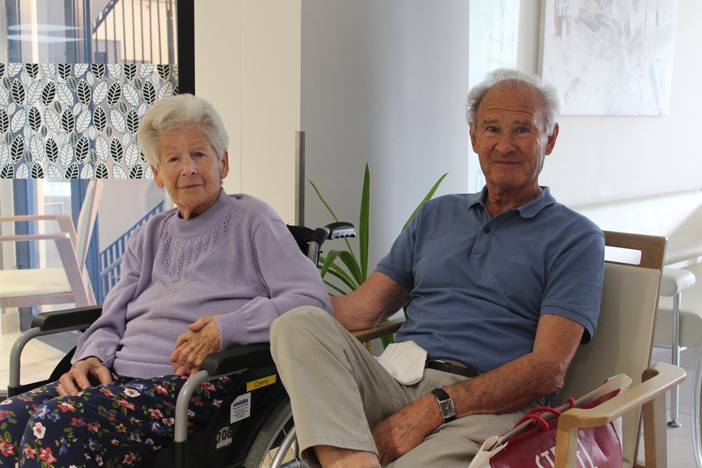 Frau und Herr Czerny sind ganz begeistert von dem schönen Nachmittag.