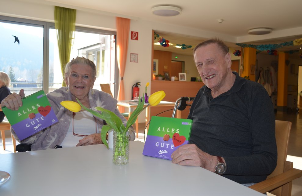 Bewohnerin und Bewohner