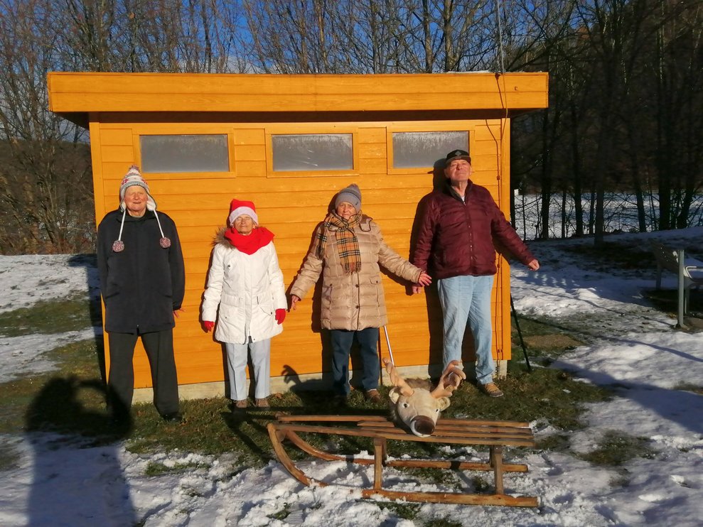 Wir lieben den Winter.