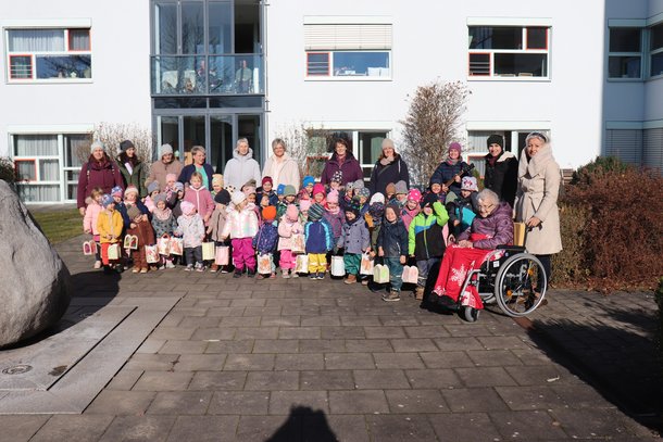 Kindergartenkinder des Kindergartens Puchheimstraße