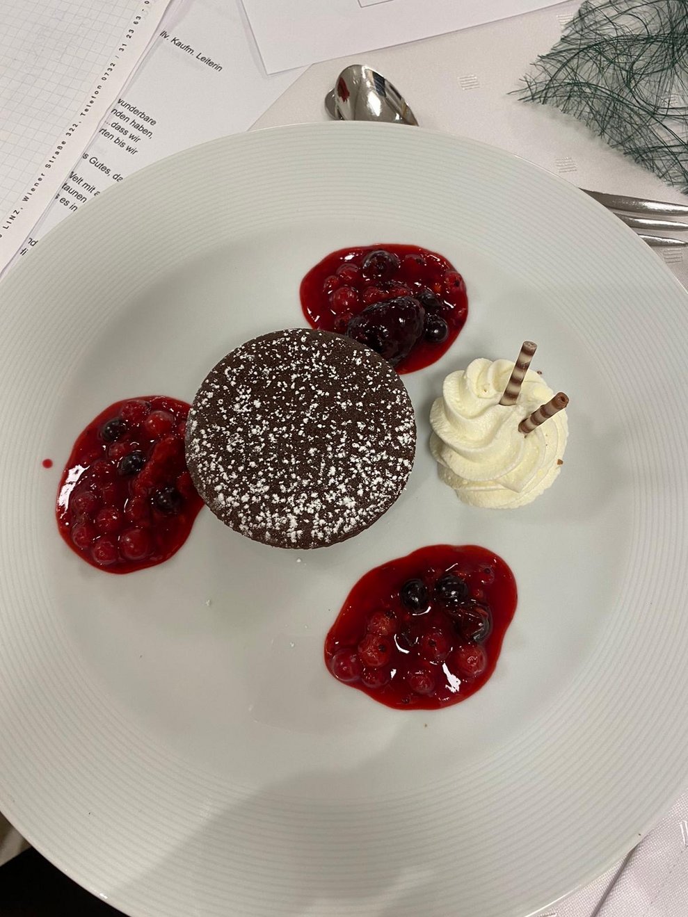 eine besonders gelungene Nachspeise