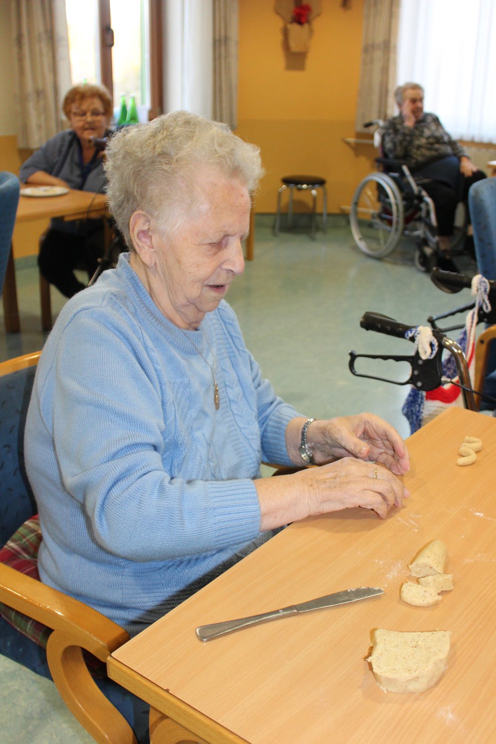 Krapferl backen