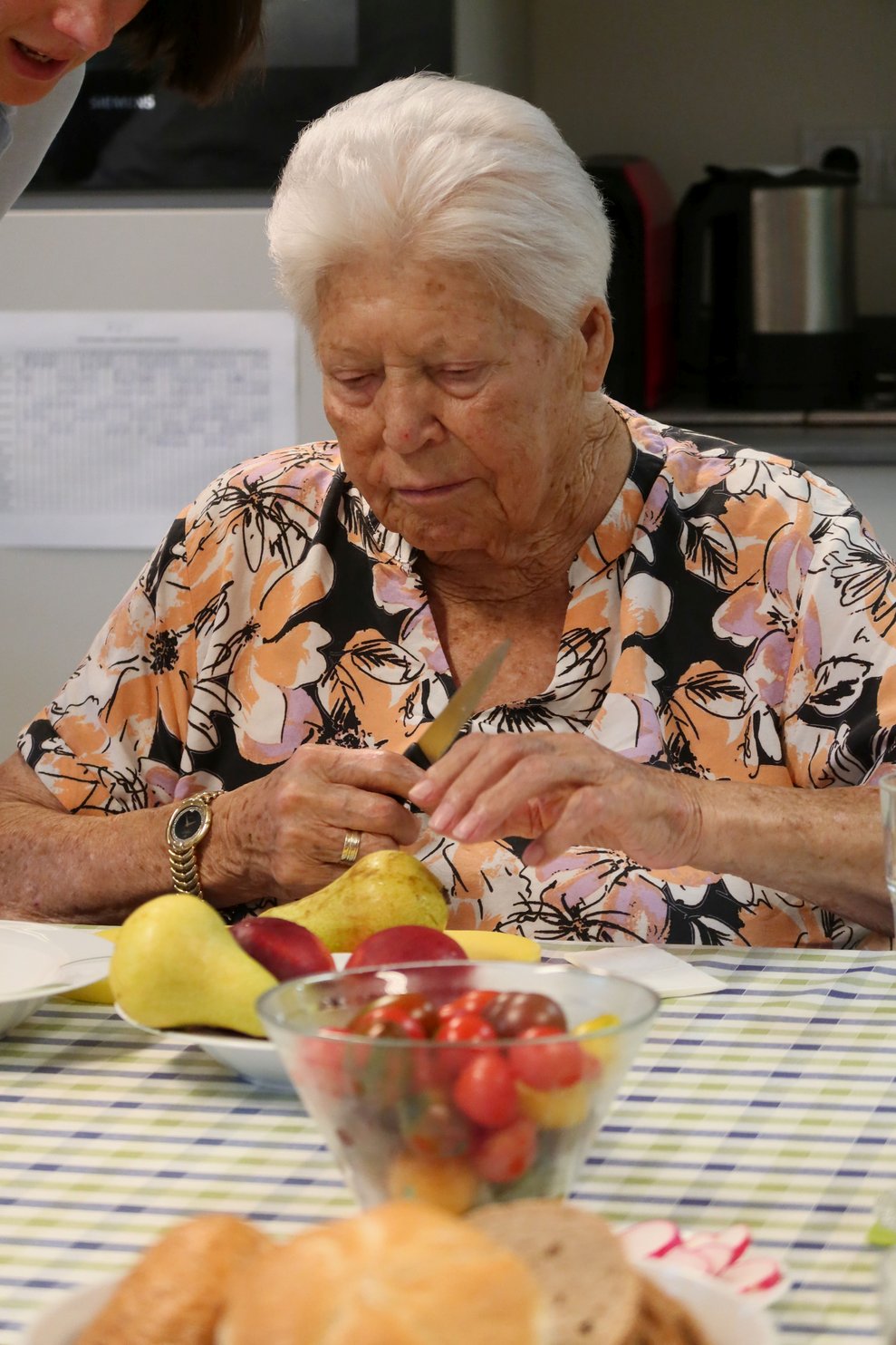 Obst schneiden