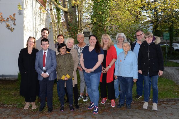 Ehrenamt Stammtisch Gruppenfoto v